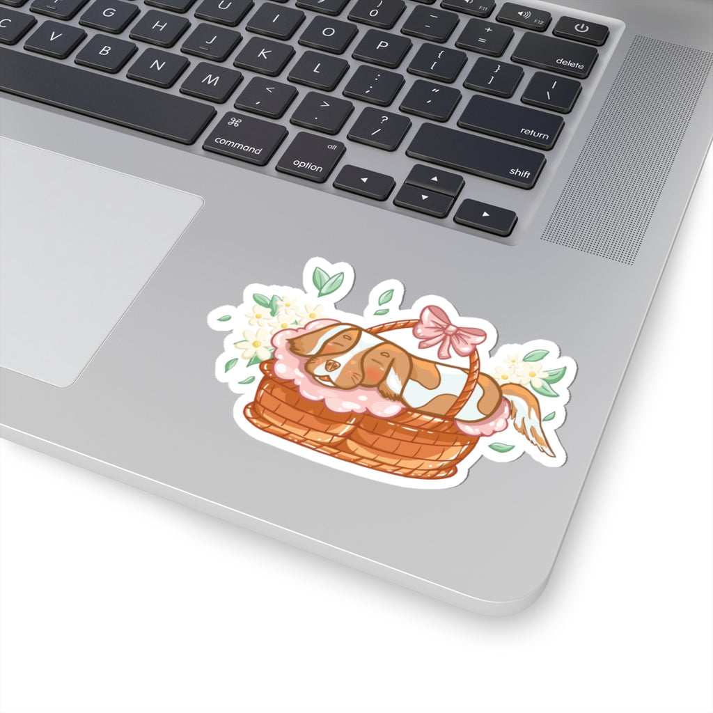 Cute Aussie Puppy Kiss-Cut Sticker for Dog Lovers