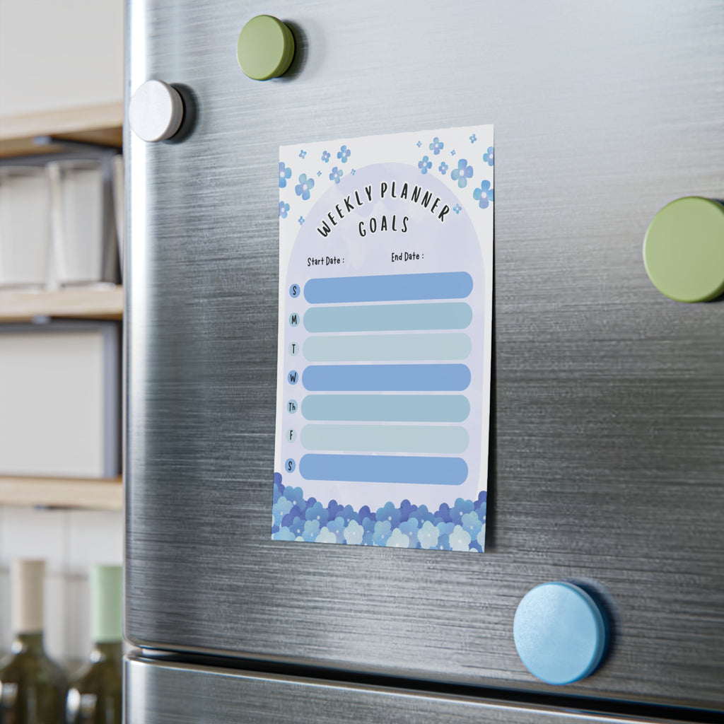 Weekly Planner Notepad - Floral Goals