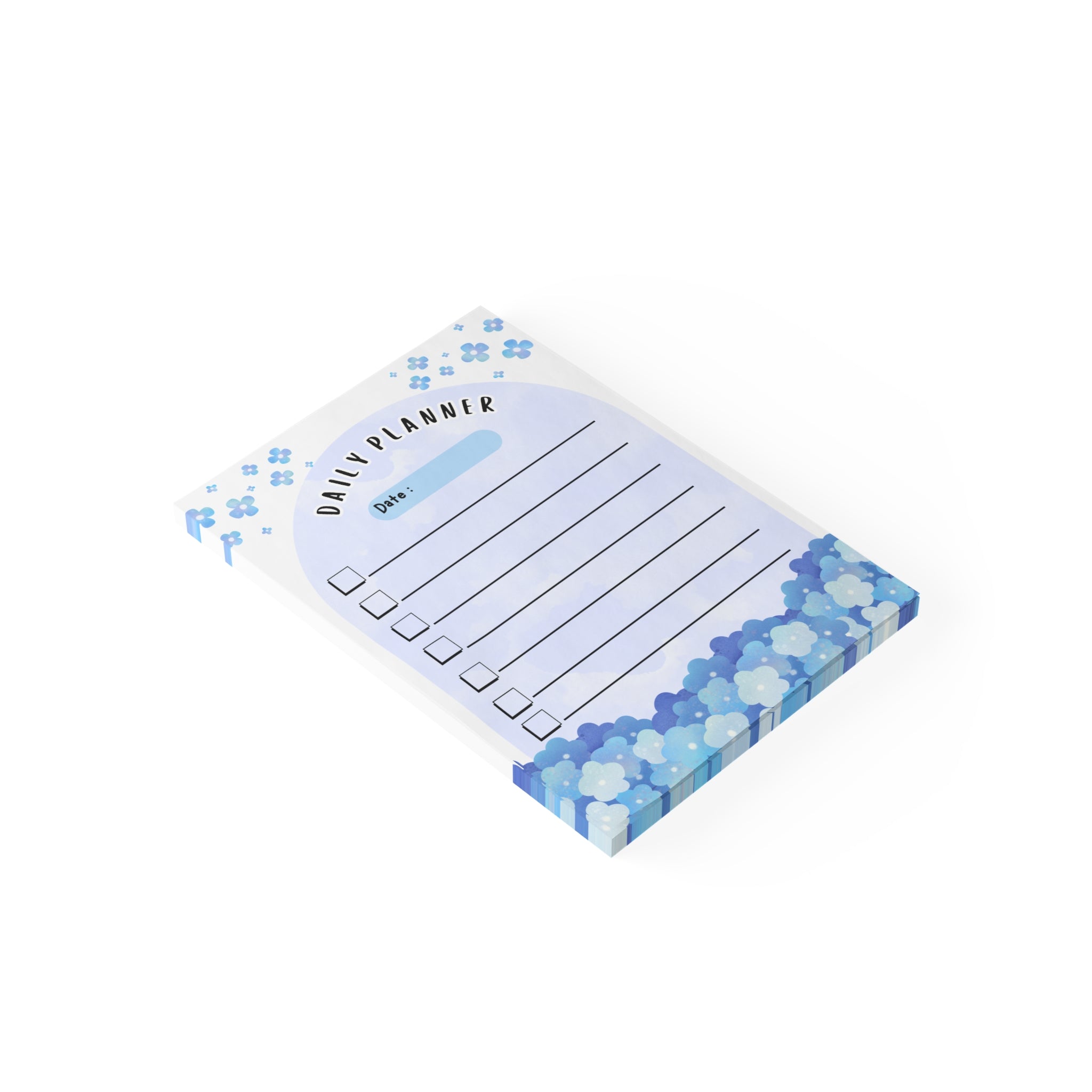 Daily Planner Note Pads - Floral Design for Organization and Productivity