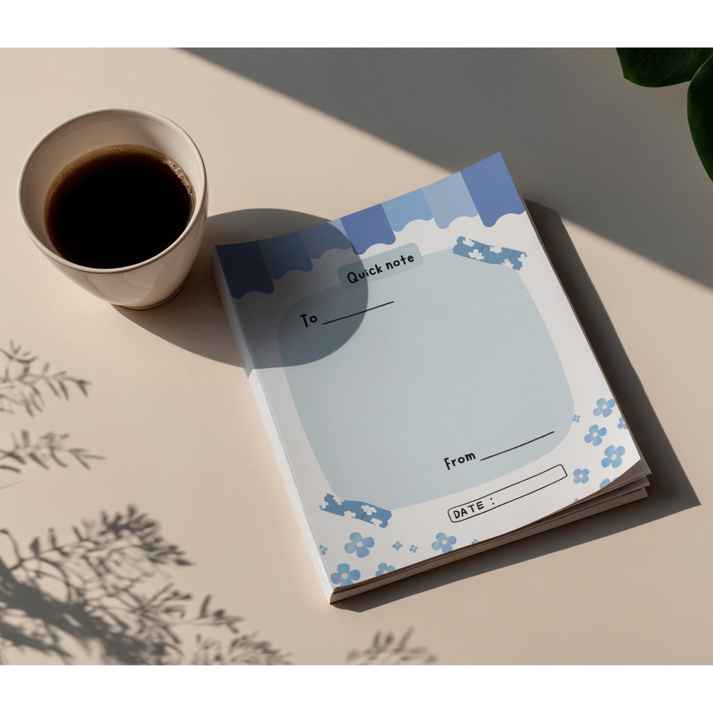 Floral-Themed Post-it® Note Pads - Quick Notes with To/From Spaces