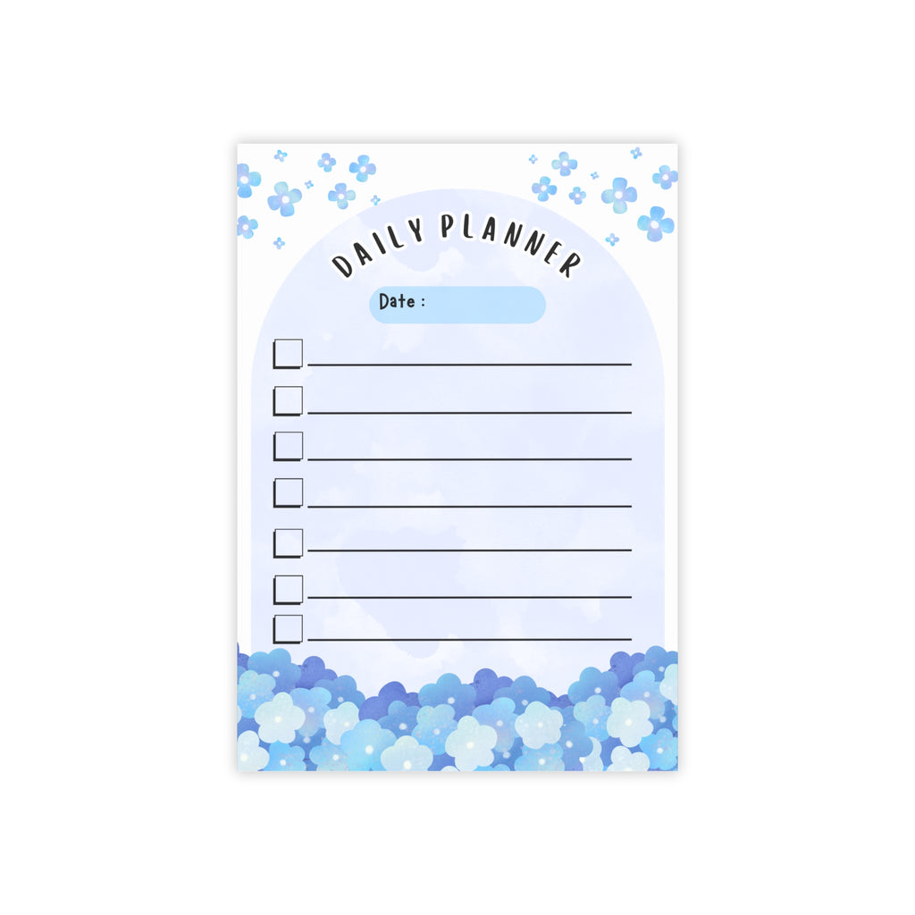 Daily Planner Note Pads - Floral Design for Organization and Productivity
