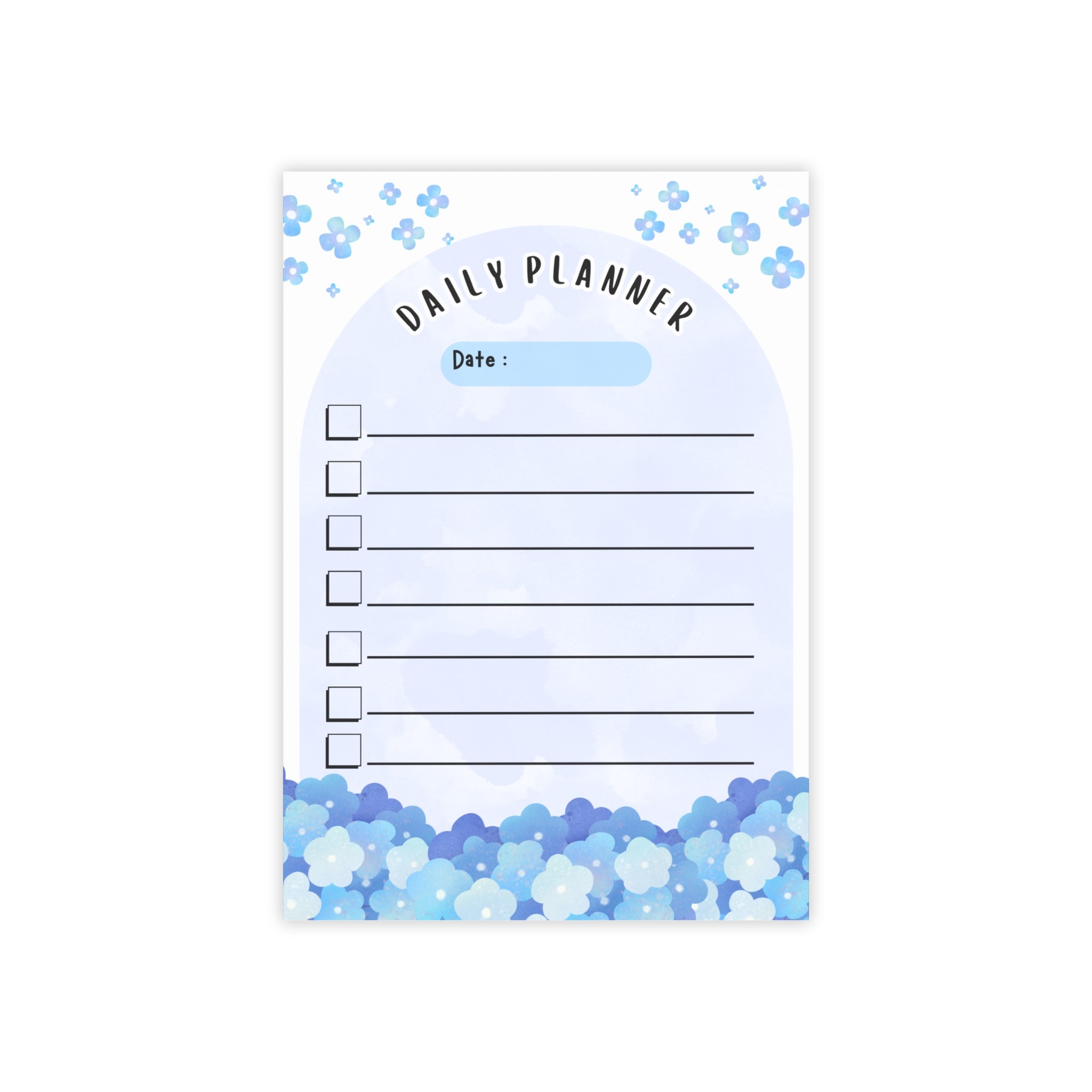 Daily Planner Note Pads - Floral Design for Organization and Productivity