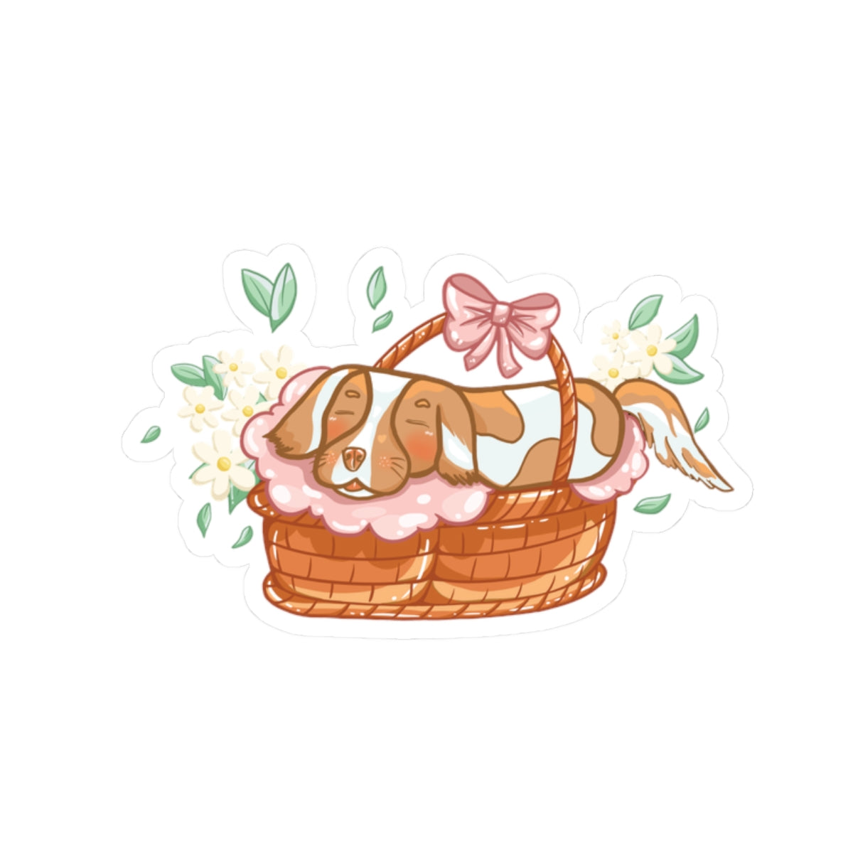 Cute Aussie Puppy Kiss-Cut Sticker for Dog Lovers