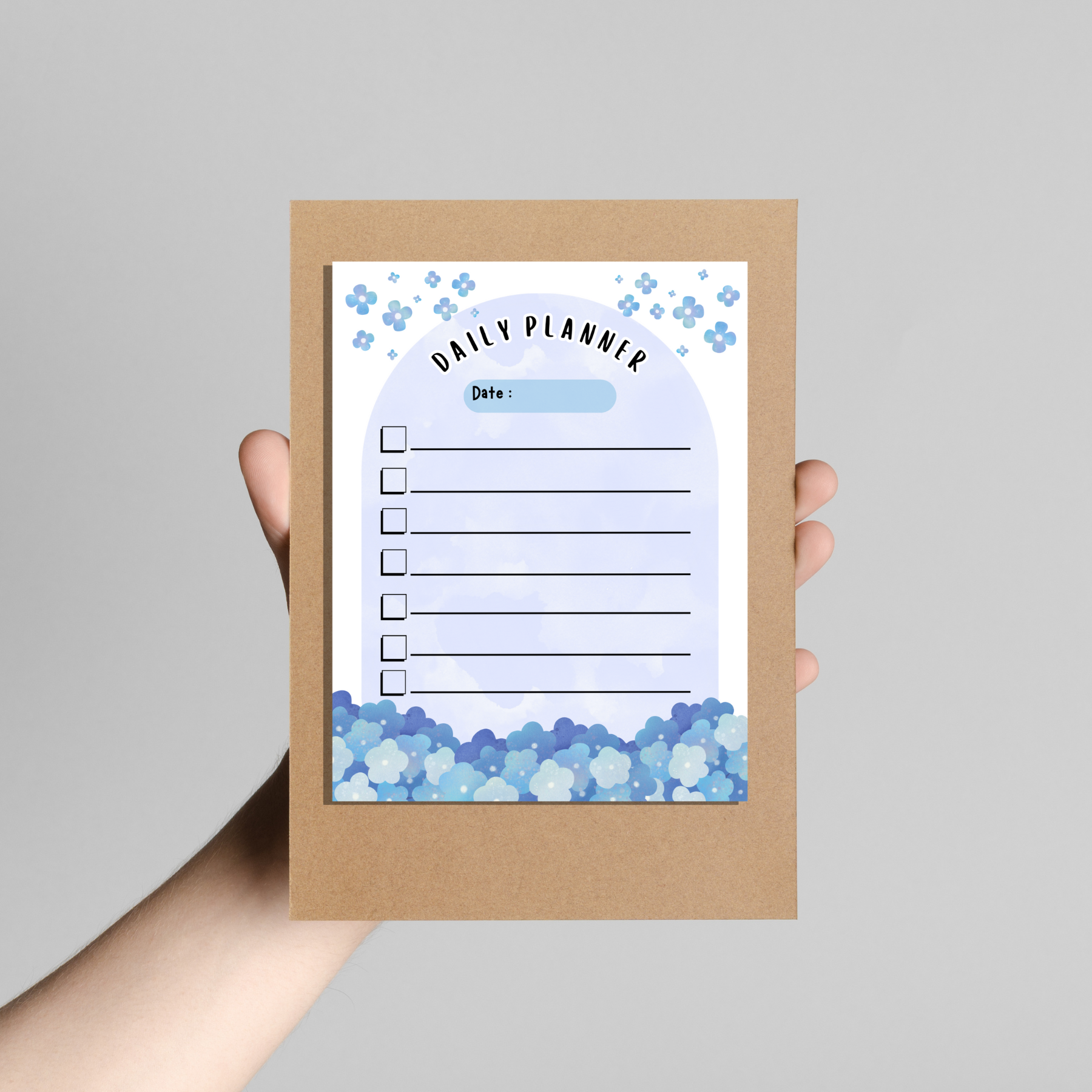Daily Planner Note Pads - Floral Design for Organization and Productivity